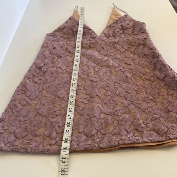 Free People Dangerous Love Lace Mini Dress Size 8 - Picture 15 of 15